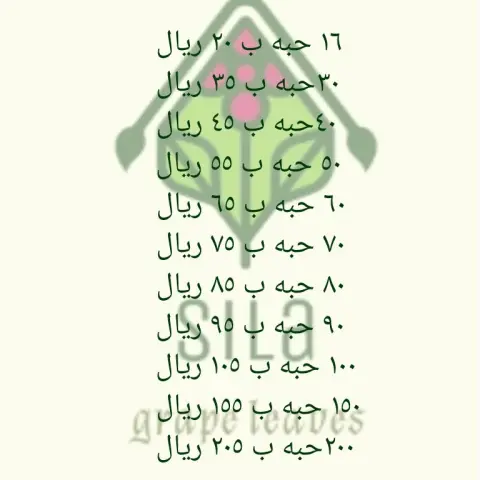 أسعار ورق العنب ❤️