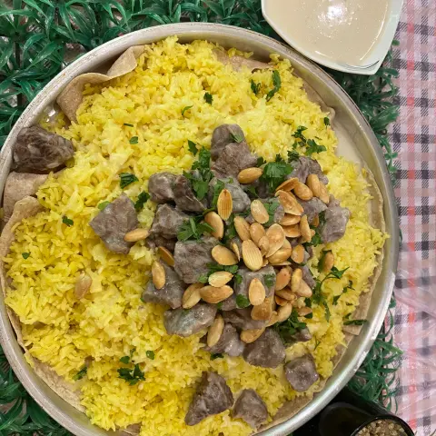 منسف باللحم بالطلب يكفي من 5ل6 شخص#مطاعم #شركات#حفلات #جمعات