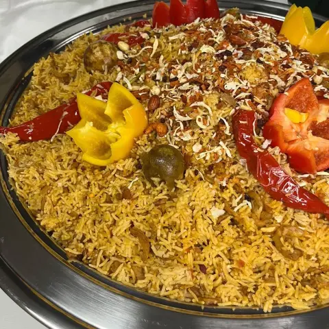 رز بالروبيان المجفف