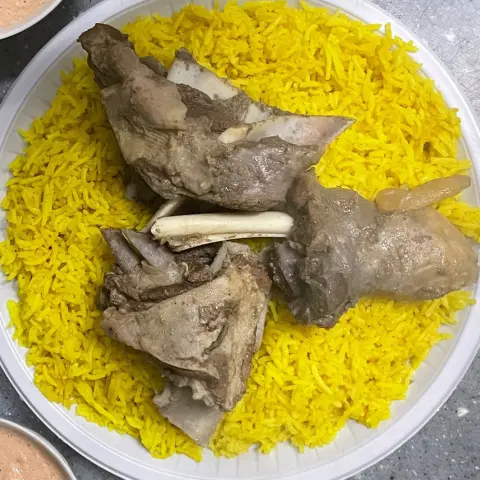 كبسة لحم الصوره تعبان ولا الشغل احسن من كذا ولذ