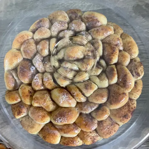 كيكه سينبون بقرفه وحليب نستله