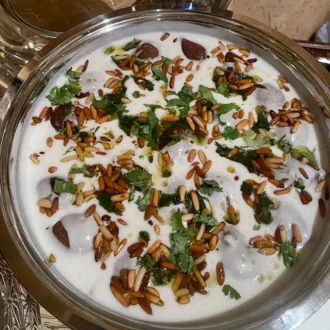 كبه باللبن من الاطباق الجانبيه