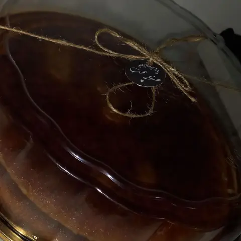 بسبوسه النستله لذيذه الحجم الوسط ريال٨٥ الحجم كبير ب ٩٥ريال