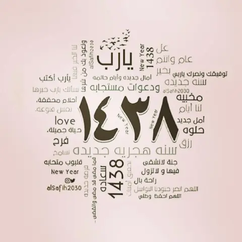 نسأل الله تعالى ان تكون سنة خير وبركه ونصر وتمكين وفتح قريب .. لنا ولكم ولجميع المسلمين