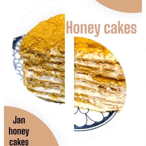 كيكه العسل الشهيره خفيفه و طعم ولا اروع 🫶🍯