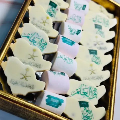 الطباعه ع المارشميلو 👌 والشوكولا