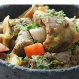 مغش باللحمة مع الخضار