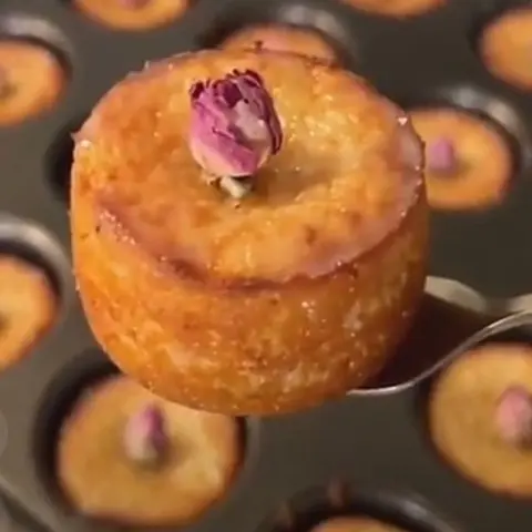 ميني بسبوسه بالورد