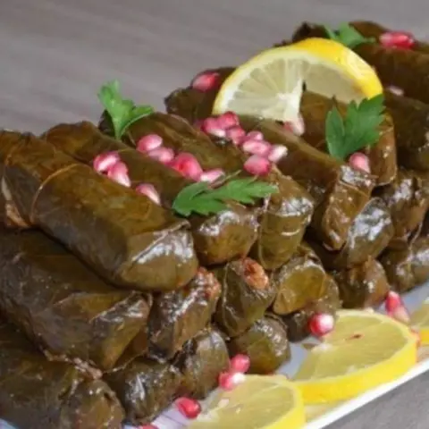 ورق عنب ناطع مع دبس الرمان ي سلام عليك 🌹