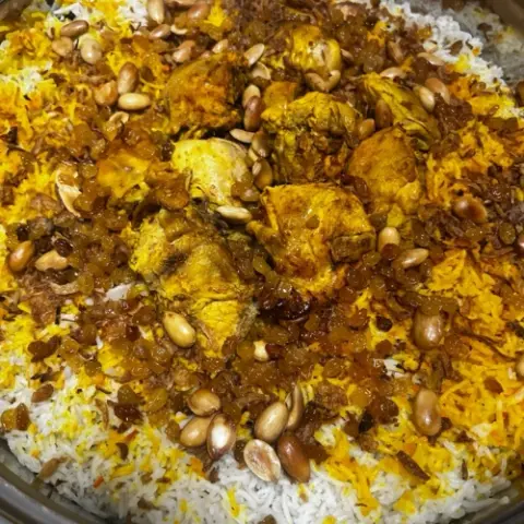 رز مديني بالدجاج