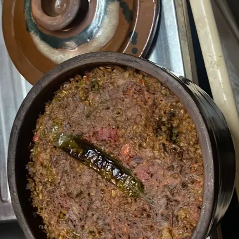 طاجن فريك باللحمة او بالدجاج طعم يمي من الاخر👌لذيذ
