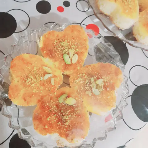 بسبوسه بالفستق المذاق اليمني الأصيل