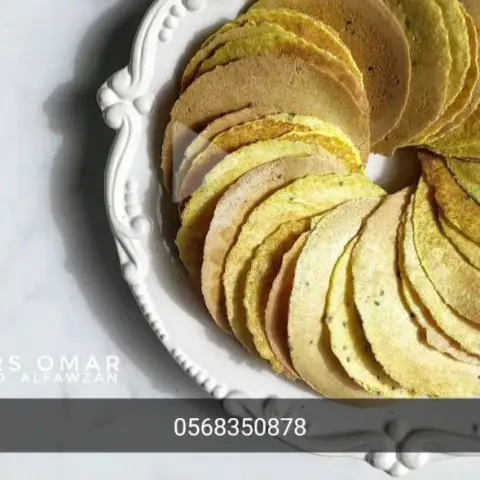 اقراص بزعتر وخبة البركه. اقراص مقرمشة وتندهن بلبنة أو الجبن