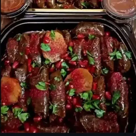ورق عنب حامض وصوص سبايسي