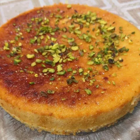 تشبز بسبوسة صينية كاملة (حجم وسط)