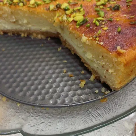 تشيز بسبوسة -شكلهايشهي 🍰من الداخل الصينية الكاملة (حجم وسط)