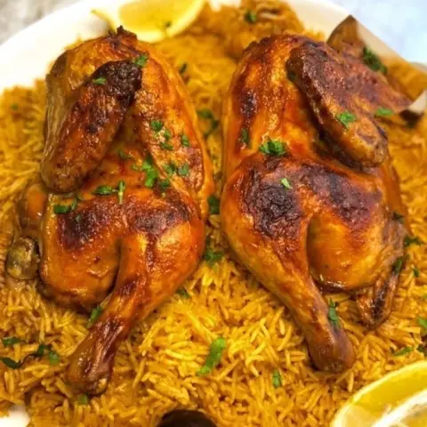 رز ودجاج بالنكهة الاصليه لا يفوتكم 💕
