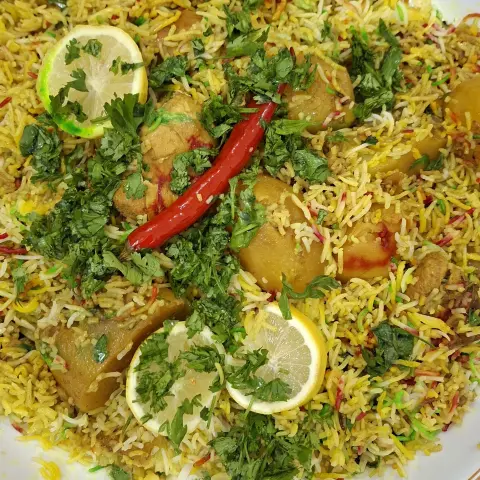برياني بالدجاج