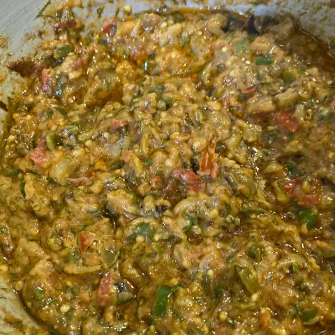 سلطة باذنجان