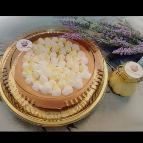 كيكه الزعفران والهيل 💛💛