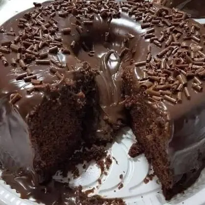 كيك بصوص بني