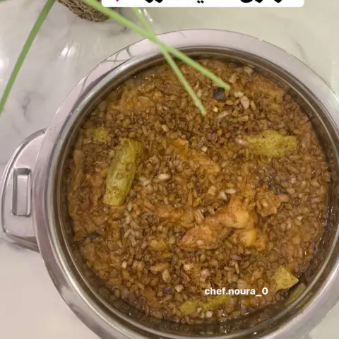 مرقوق بخضار ولحم 😋حجم وسط