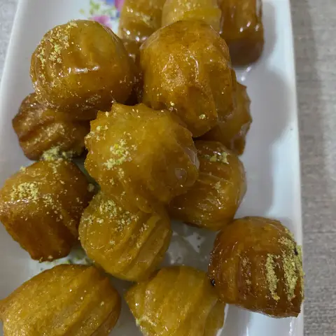 طرمبه ( بلح الشام متوفر ساده و محشي حشوات مختلفه ) للطلب قبل بيومين