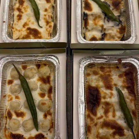 مكرونه بشمل كرات بطاطس