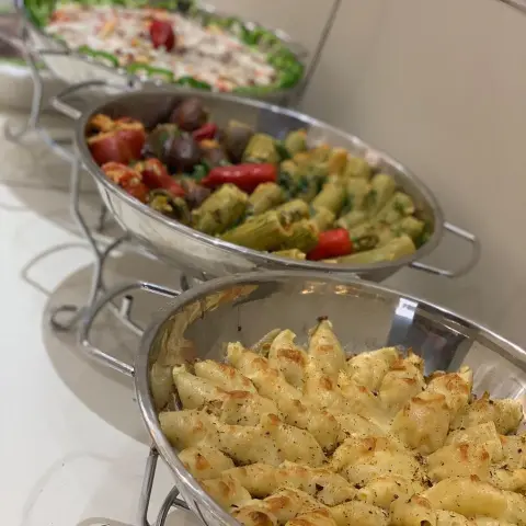 بوفيه بسخانات الفضية