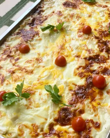 احد اطباقنا الرئيسية | مكرونة بالبشاميل ✨