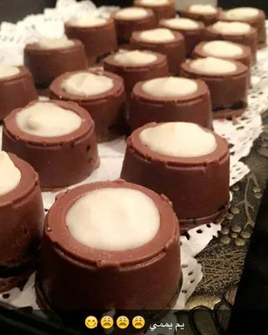 Chocolate cups بالعافيه حبيبتي - - - - #صباح_الخير #مساء_الخير #مشاريع #الدمام #الخبر #الظهران #مندوب #طلبات #صديقاتي #تخرج #رمضان #رمضان_كريم #سبحان_الله