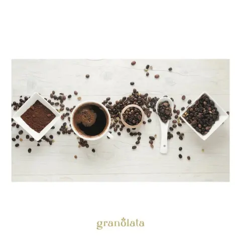 Coffee Flavoured Granola Made with Lavazza italian coffee ☕️♥️ #coffee #lavazza #granola #coffee_granola