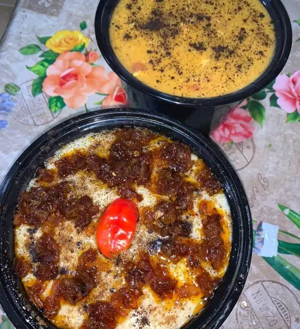 جريش بالكشنة الحريفة وشوربة شوفان ،،للذلذة ✨