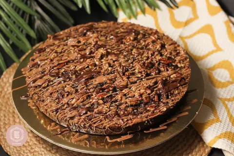 Pecan brownies.