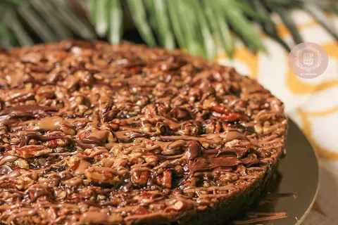 Pecan brownies.