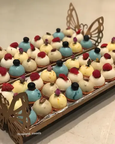 ميني تشيز كيك ٢٨ حبه ب ١٢٠
