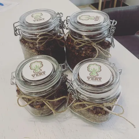 Ready for pick up #granola #jeddah #healthyfood #healthylifestyle #sugarfree #jeddah
