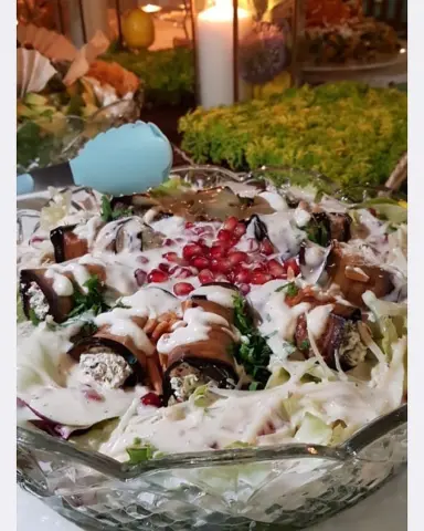 سلطة رولات الباذنجان #طلبية_اليوم #طلبية_زبونه #طلبيات #طلبات#الدمام #الخبر #الظهران #غداء #عشاء#سلطات_لذيذه