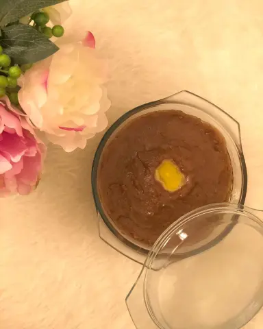 عصيدة او محلى مع الاجواء الممطرة ولا الذ منها لذيذة وتدفي حلوة بالجمعات العائلية والبنات ... . . #عصيده#محلى_التمر#اكلات_شتويه #سويت_زيزفون