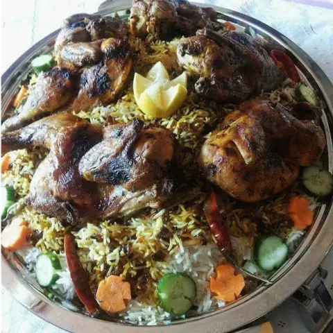 كبسه بيضاء دجاج .. #kaf_food