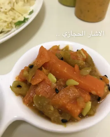 النكهة الحجازية اللذيذة .. #الاشار #مخلالات #مخلل #مخلالات_سيدة_المائدة