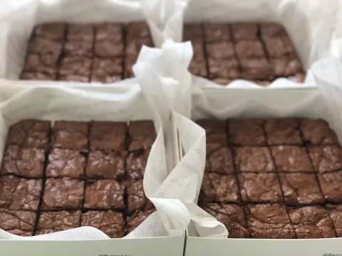 #doublechocolatebrownies , #organicbrownies