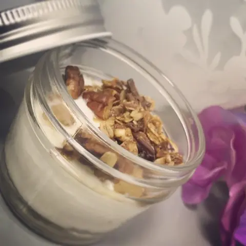 Granola and yogurt, always great idea
