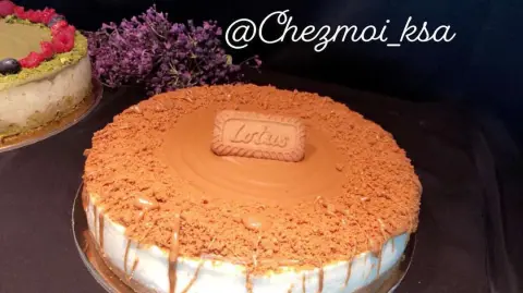 #cheesecake#lotus#jeddah#makkah#تشيزكيك#لوتس#جده#مكه