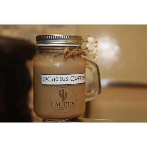 Mini iced coffee . ميني كوفي من كاكتس ✨