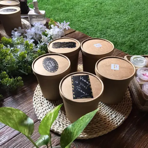 Beautiful presentation اهتمام بالتفاصيل ولا أروع #لذيذة #ريوق_دوام #ريوقات #حمسات #حمساتي #جمعات #شاليهات#مدارس#الرياض#فول#حمسة_باذنجان #حمسة_حلوم #حمسة_بطاط