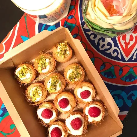 جديدنا ب رمضان .. كنافه بالفستق .. لعشاق الفستق pistachio #قرقيعان #قهوة #حلا #حلا_الكنافة #رمضان_يجمعنا #حلى_قهوه #رمضان #فستق #pistachio