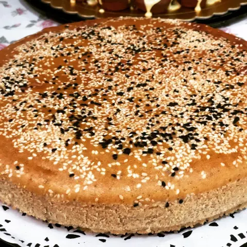 #كيكة_دخن_حشوة التمر