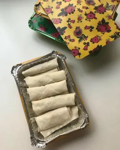 النوع الثاني: سبينج رول ✨