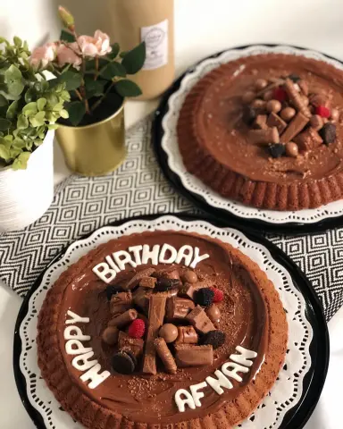 #تارت كوكيز بـ٨٠﷼ ✨ مع الكتابه بـ٩٠ ﷼